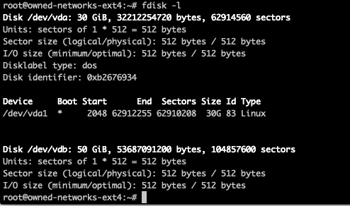 fdisk -l