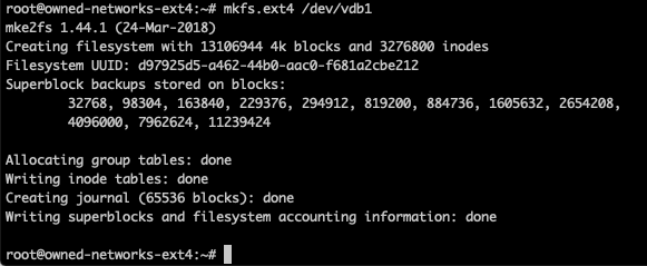 mkfs.ext4-dev-vdb1